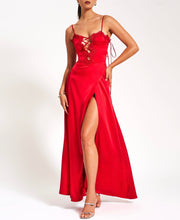 Load image into Gallery viewer, PAMELA SATIN DRESS