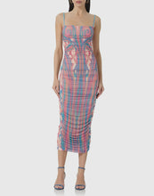 Load image into Gallery viewer, HAZEL MAXI MESH DRESS