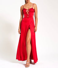 Load image into Gallery viewer, PAMELA SATIN DRESS