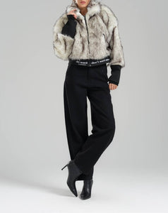 WANTED FAUX FUR COAT