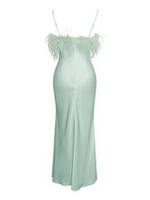 Load image into Gallery viewer, ANNARA SATIN MAXI DRESS