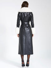 Load image into Gallery viewer, ZAIDA VEGAN LEATHER COAT