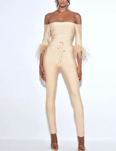 FOXY BANDAGE JUMPSUIT