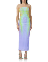 Load image into Gallery viewer, MARLO MAXI MESH DRESS